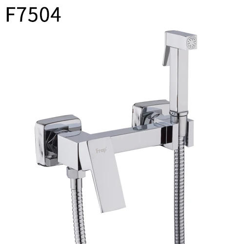 F7504 FRAP Bidets холодный и горячий смеситель для душа опрыскиватель для анальной Чистки унитаза спрей набор биде спрей бронзовая душевая головка мойка гигиеническая - Цвет: F7504