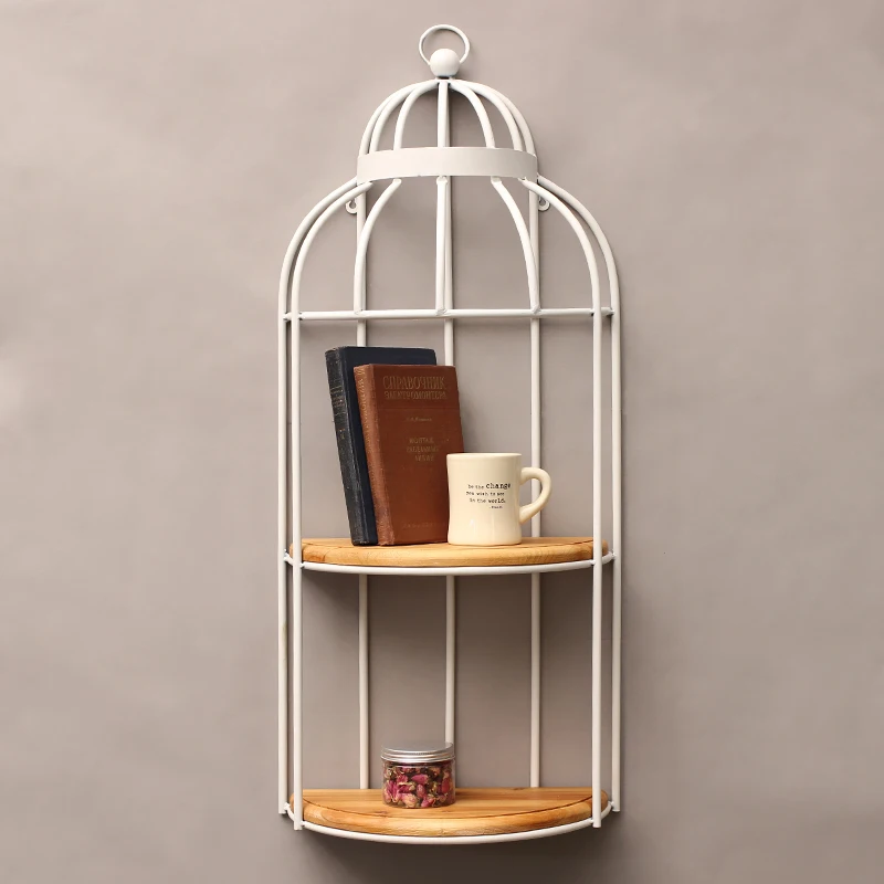 Американская Ретро промышленная вешалка для хранения бара кафе настенные