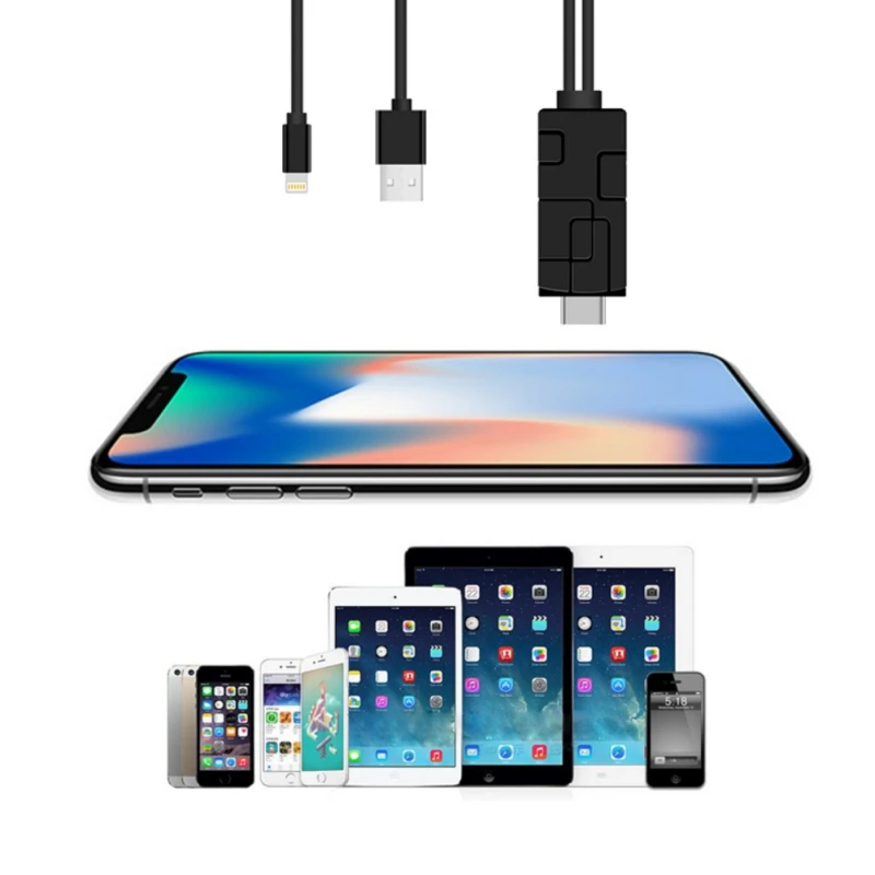 HDMI ключ ТВ палка 2 4G 1080P HD поддержка Miracast Airplay DLNA Play Google для IPhone 8 X серии iPad проектор