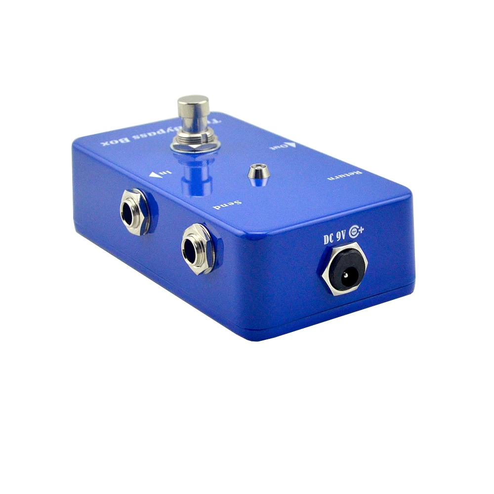 Loop True Bypass педаль для гитарных эффектов переключатель синяя петля музыкальных