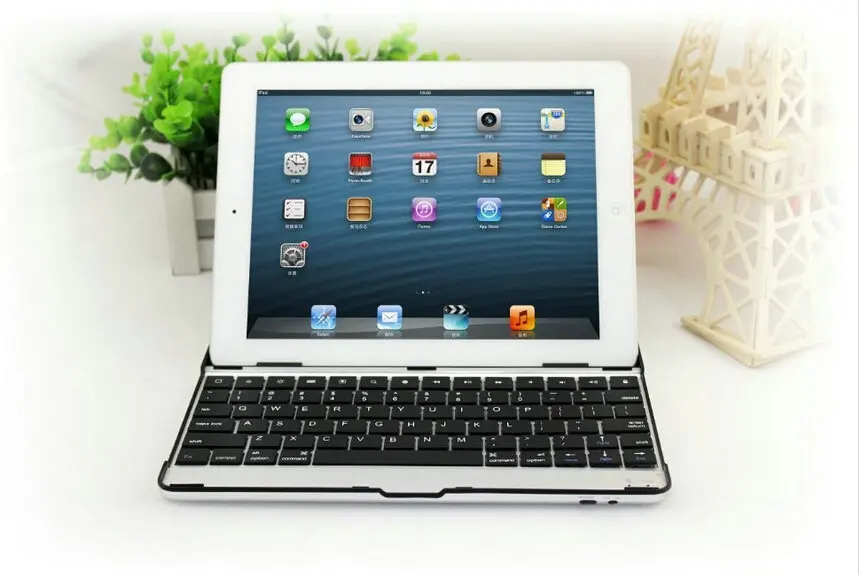 Новое поступление Ультра тонкий Bluetooth Беспроводной клавиатура ABS для iPad 2 3 и 4 iPad4 iPad2 клавиатура