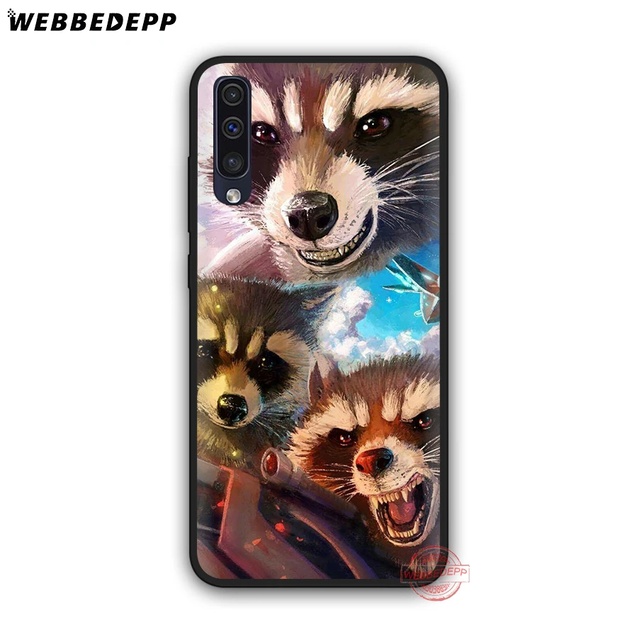 WEBBEDEPP мягкий чехол для телефона с рисунком ракеты енота грута Samsung A50s A40s A30s A20s A10s A60