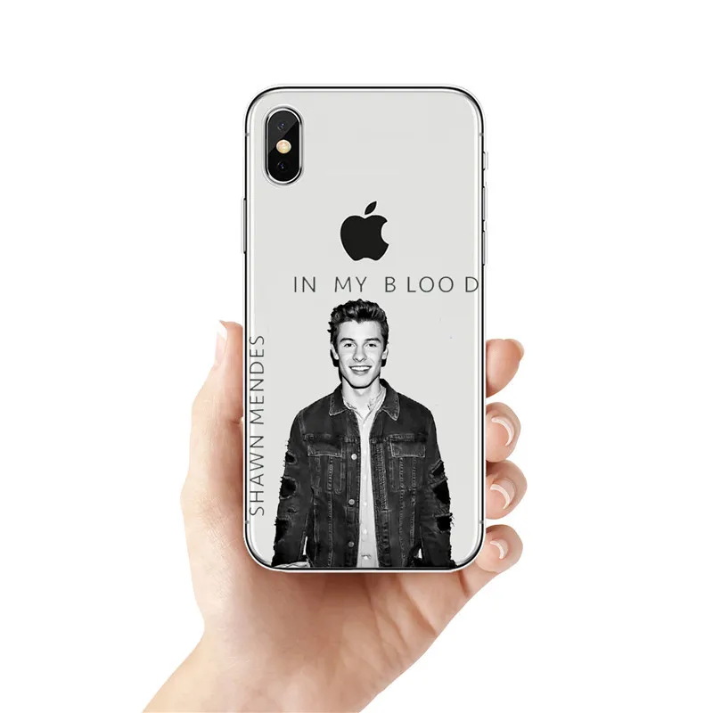 TPU Шон Мендес в моей крови Молодежные caso de телефоны para o iphone X XR XS Max 8 7 6S плюс 5S Чехлы de телефоны Borda Fundas Coque - Цвет: TPU