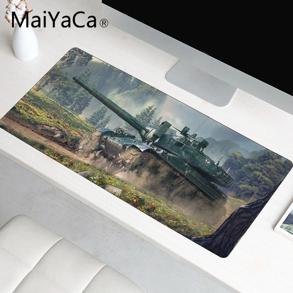 MaiYaCa World of tanks коврик для мыши 700x300 мм коврик для мыши Notbook компьютерный коврик для мыши пользовательский игровой коврик мышь геймер для ноутбука мышь