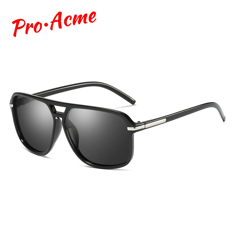 Pro Acme винтажные Поляризованные мужские солнцезащитные очки Квадратные