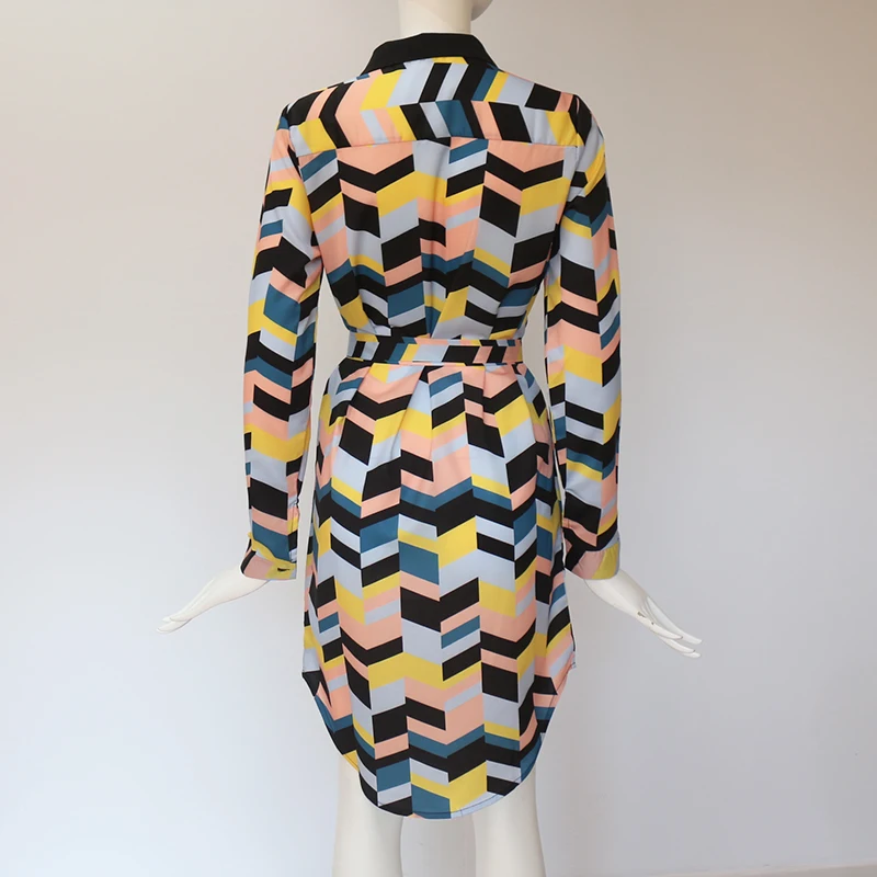 Платье Aachoae женское пляжное с принтом повседневное вечернее мини-платье-трапеция