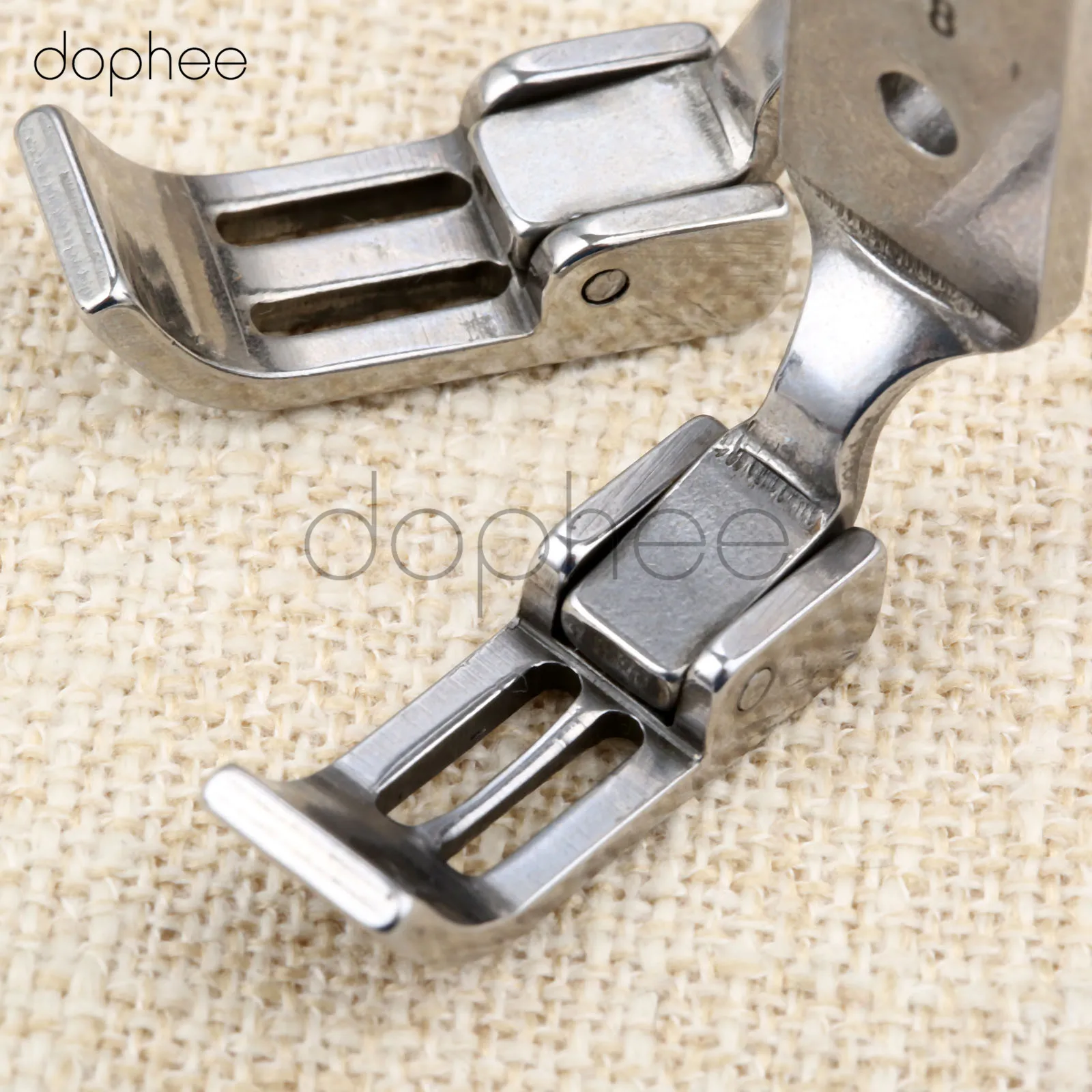 Dophee 1 шт. прижимная лапка на молнии для тяжелой машины 842 /845 двойная игла швейной