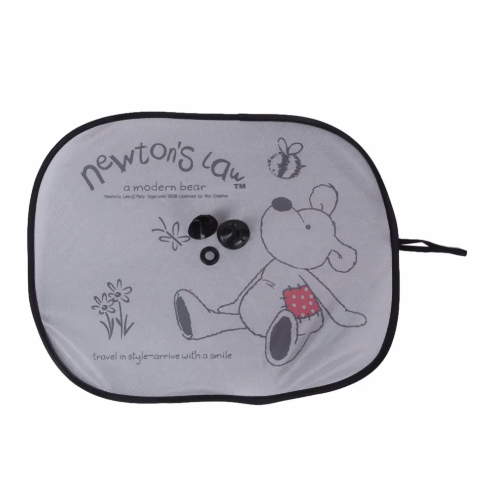 2 шт./компл. автомобильный солнцезащитный козырек Авто мультфильм окно занавес с