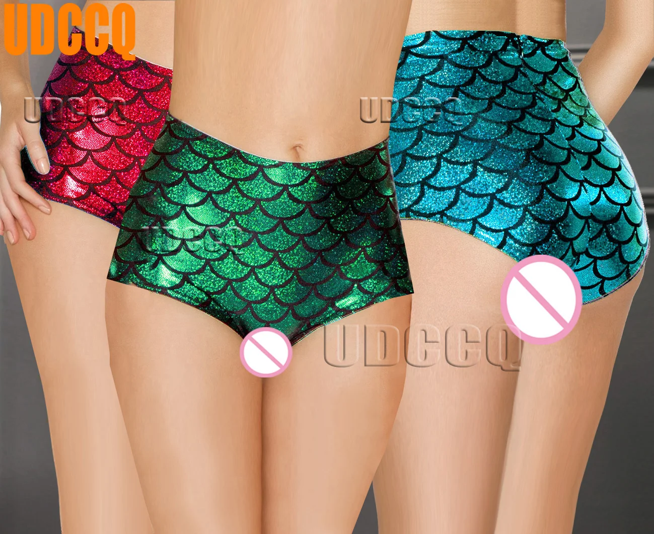 Сексуальные Металлические ПВХ горячие шорты нижнее бельё трусы трусики плюс