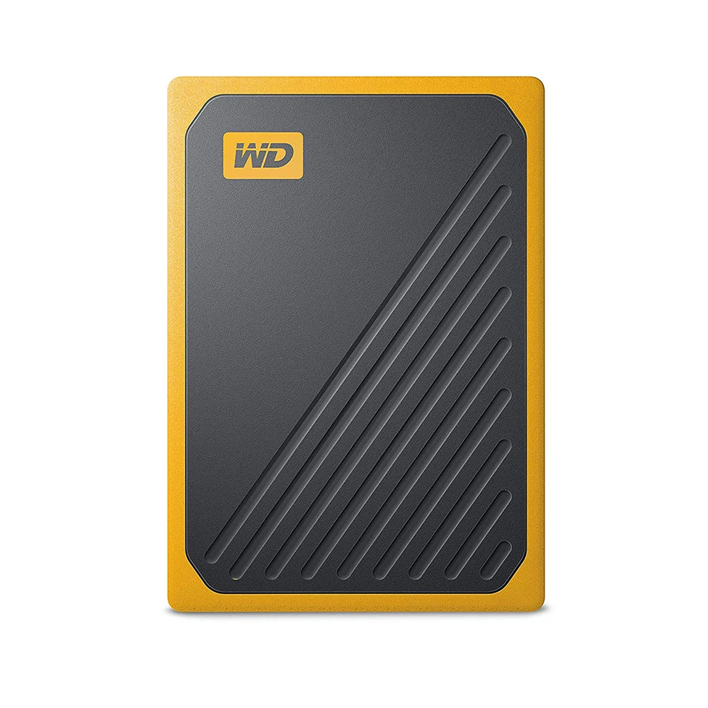 Твердотельный накопитель Western Digital My Passport Go 1 ТБ 500 Гб SSD янтарный Портативный