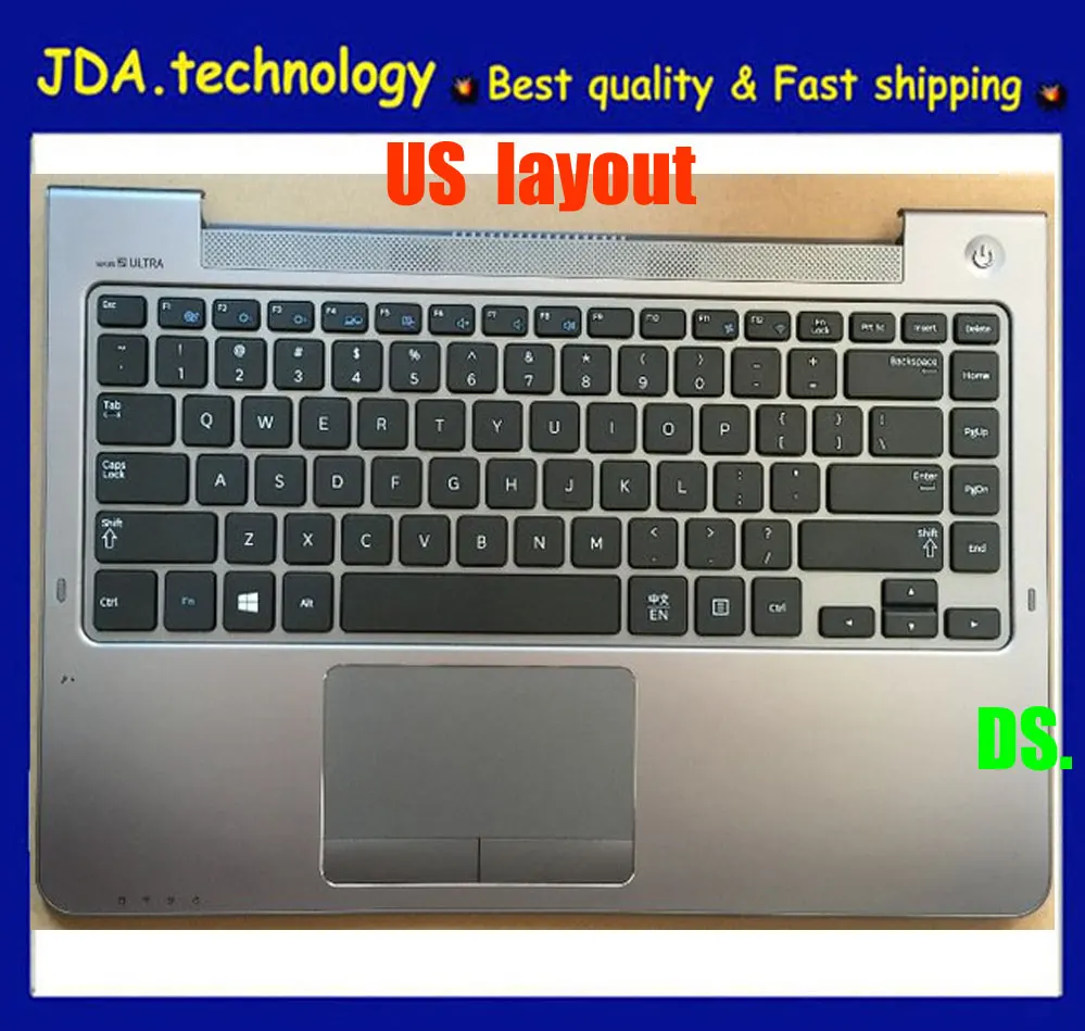 Новый/Оригинальный чехол для samsung NP530U4C 530U4B 535U4C 532U4C US клавиатура верхняя крышка