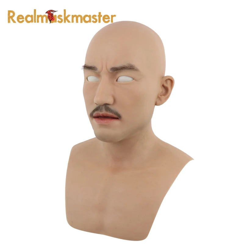 Realmaskmaster силикон для взрослых полная маска лица мужчин вечерние принадлежности