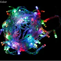 outdoor home 100 led 10m string fairy lights wedding garden party xmas tree christmas holiday light event hotel decoration lamp