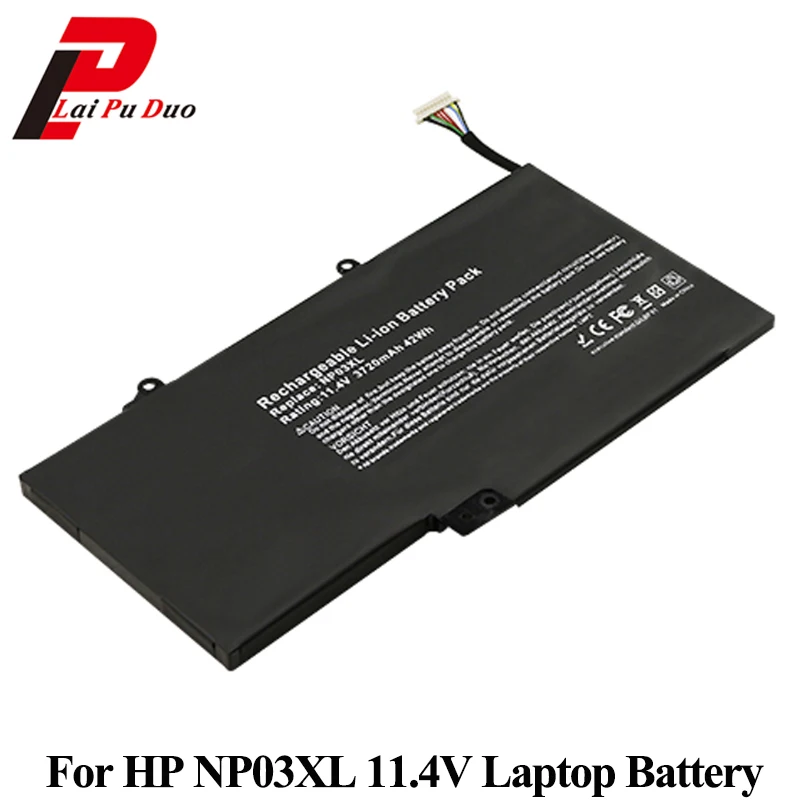

Laptop Battery for HP Pavilion NP03XL X360 13-A010DX NP03XL HSTNN-LB6L TPN-Q146 TPN-Q147 TPN-Q148 TPN-Q149 760944-421