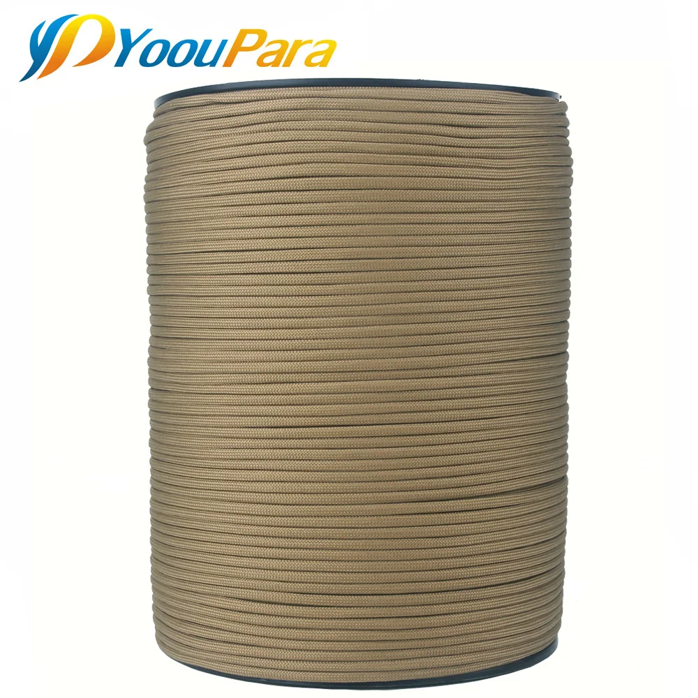 YoouPara 1000FT катушки 550 Паракорд шнур Тип III 7 нитей 5/32 &quot(4 мм) Диаметр военный