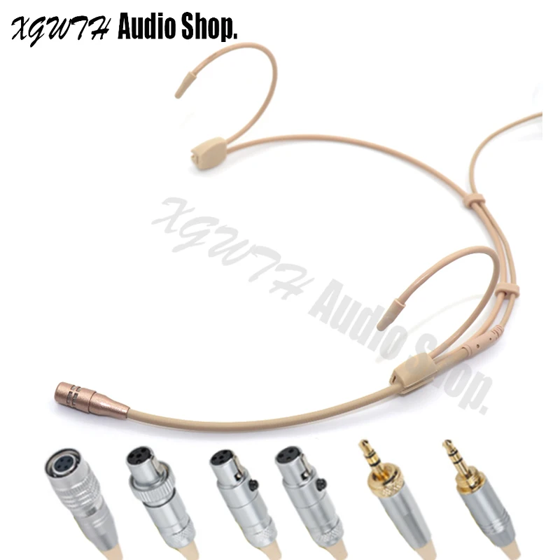 Наушники с двумя ушными головками наушники микрофоном для Shure Audio Technica AKG Sennheiser MiPro