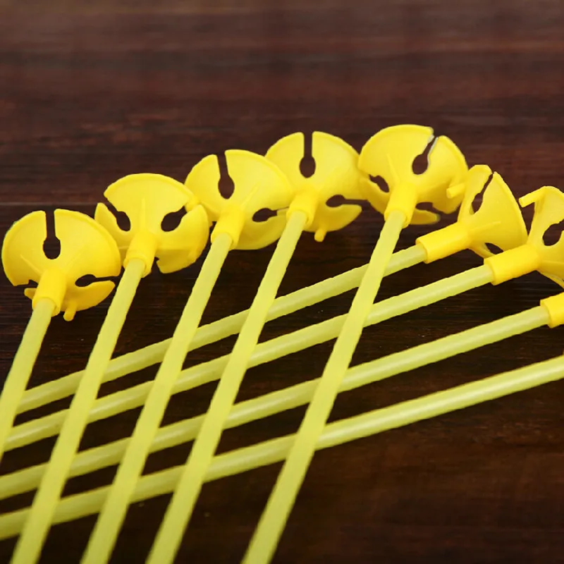 Высокое качество воздушный шар stick100sets/Лот Цвет красный желтый цвет зеленый синий