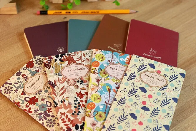 1 шт./лот 173*90 мм винтажная серия Fresh Flower World Kraft Paper notebook корейский стиль дневник