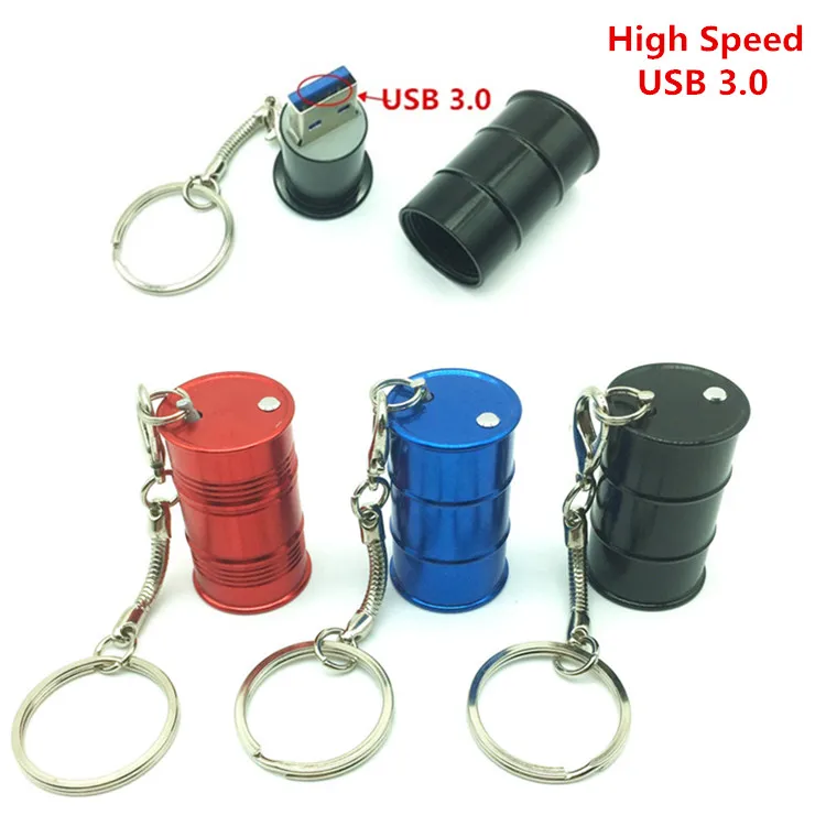 USB накопитель флеш 3 0 металлический 4 ГБ 8 16 32 64 память на заказ usb масляный барабан