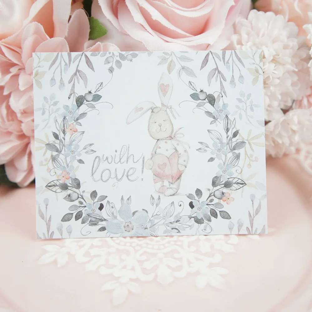 Мини карта happy rabbit garland 50 шт. многоцелевой Скрапбукинг приглашения DIY украшения