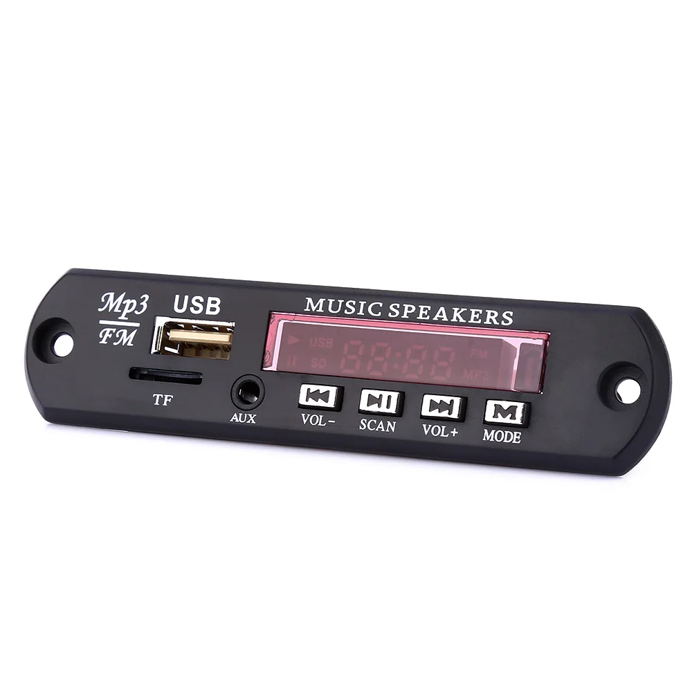 Автомобильный цифровой светодиодный 12 V MP3 плеер декодер доска Панель Поддержка FM