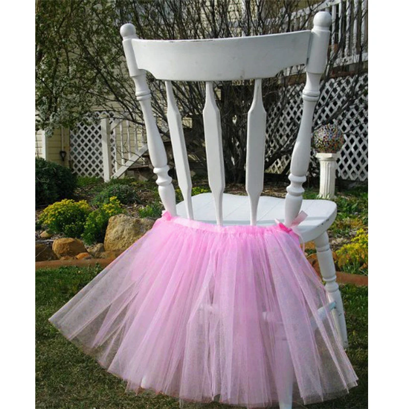 Однотонная новая фатиновая юбка для свадебной вечеринки столовая посуда чехол