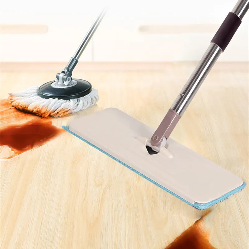 Бесплатная Ручная стирка Швабра для простой очистки & Bucket Dusting скребок Magic Cleaner
