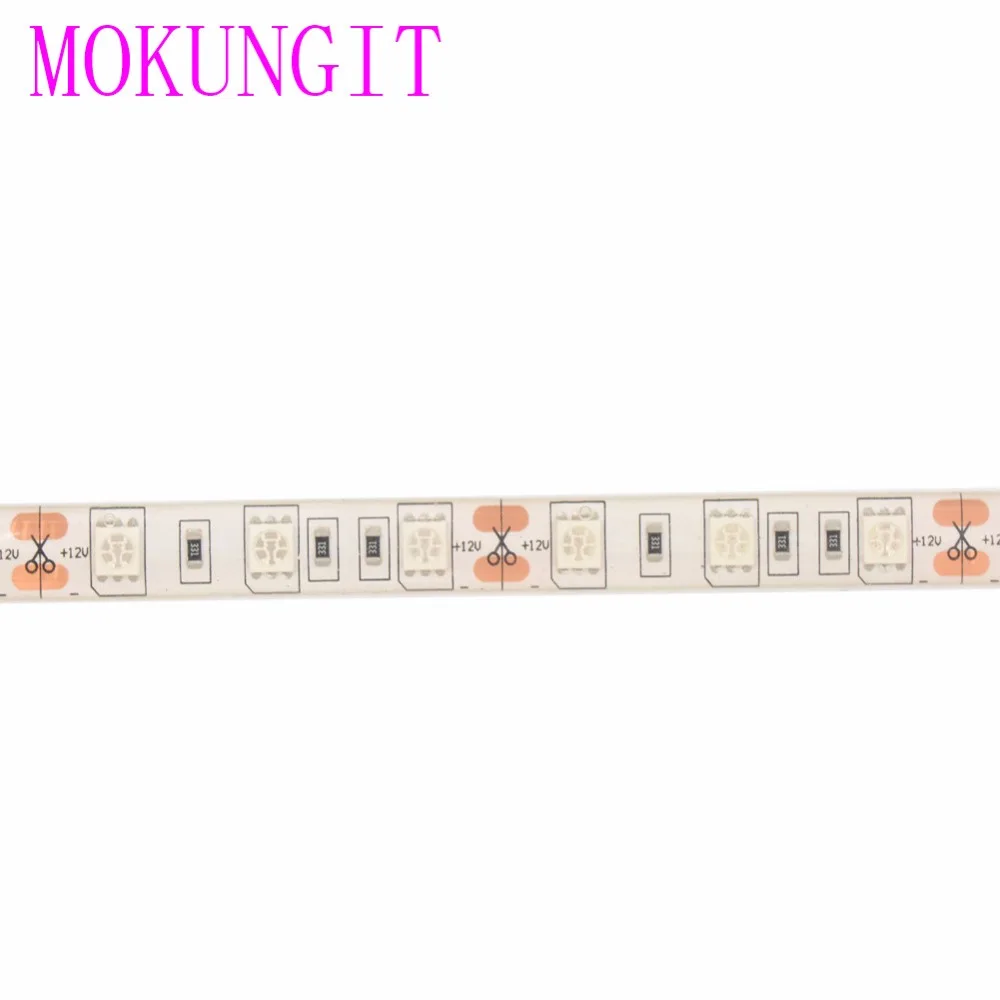 Mokungit 50M 60 pcs/m 300 LEDs 5050 SMD red color LED Flexible Strip ribbon Light DC12V Not Waterproof for Home Garden | Лампы и