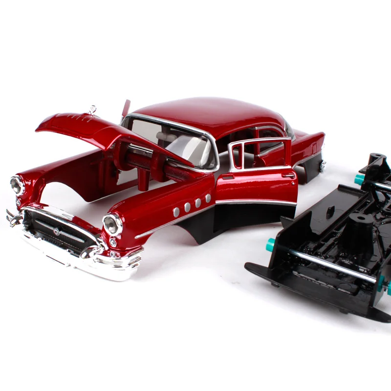 Maisto 1:24 1955 buick century, сборные комплекты для литья под давлением, набор для литья под давлением, набор для литья под давлением, шарнирная игрушка, модель автомобиля для автомобильных фанатов 39307