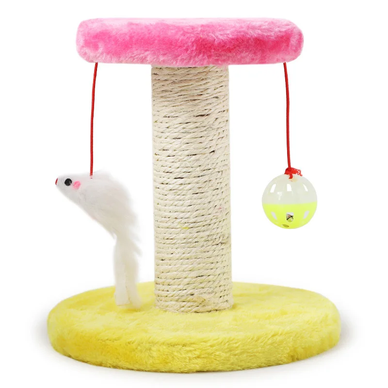 Веревка из сизаля для кошек деревьев скалолазания рама Когтеточка игрушки 3