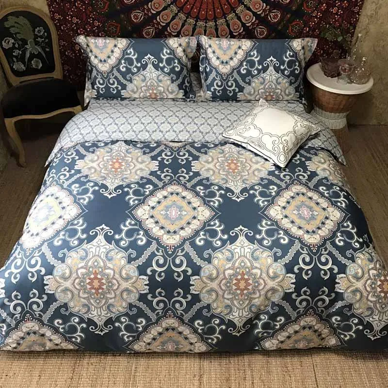 Комплект постельного белья из шелка 4 шт.|silk bed set|duvet cover setbed set |