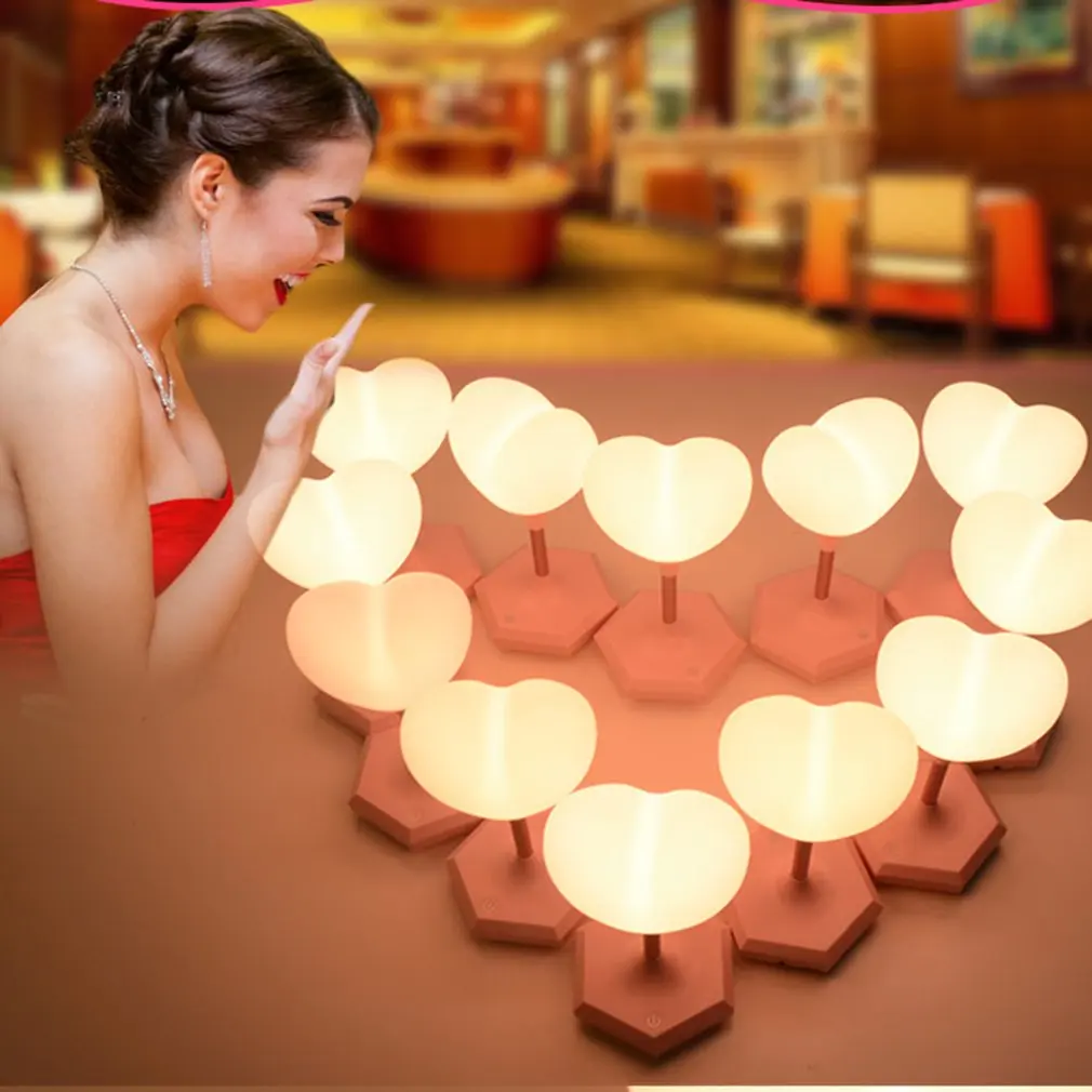 Креативная Ночная лампа с надписью Love Night световая среда usb датчик заряда