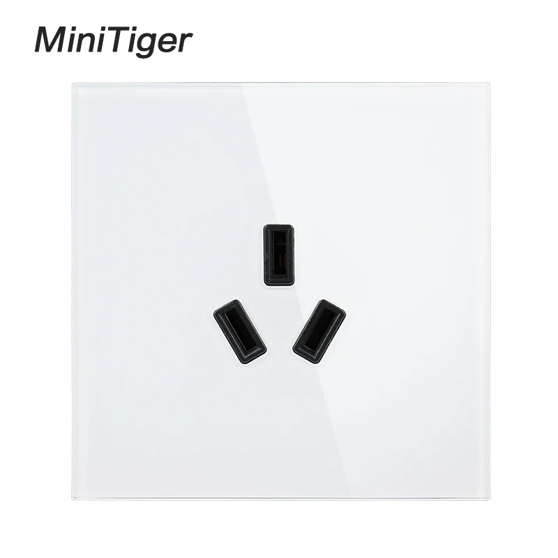 Minitiger 3 полюса стандарт AU кондиционер настенная стеклянная панель розетка для