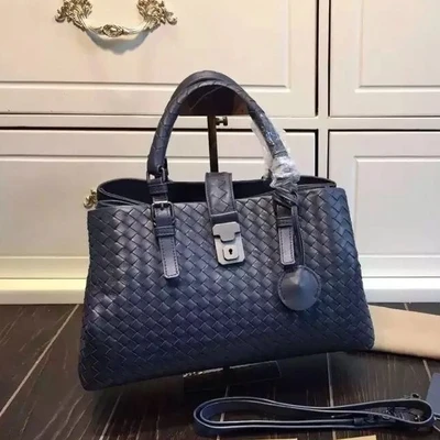 dark blue Летние Для женщин из натуральной кожи сумка модный бренд Desige женская сумка овчины плетеные сумки через плечо для Для женщин в римском стиле сумка - Цвет: dark blue