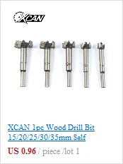 XCAN 1 шт. 6-35 мм шестигранный хвостовик с титановым покрытием прямой слот 13 шаг высокоскоростная стальная Дырокол Набор P6M5 шаг сверла