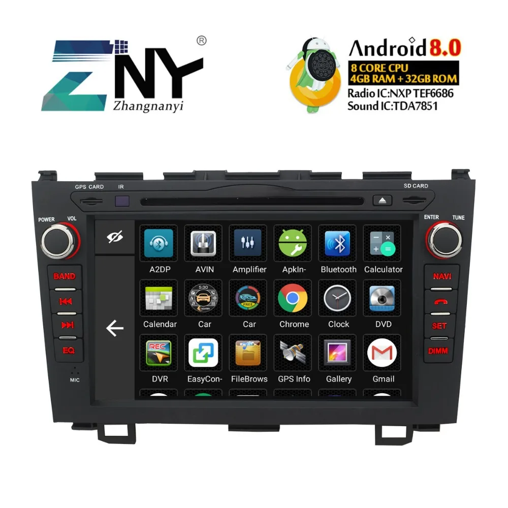 4 ГБ 8 "ips Android 0 GPS для автомобиля стерео Honda CR V CRV 2006 2007 2008 2009 2010 2011 радио FM WiFi