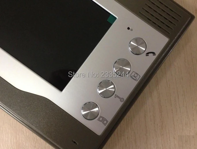 ZHUDELE 7 дюймов видеодомофон ИК ночной дверной Звонок камера и HandsFree домофон с