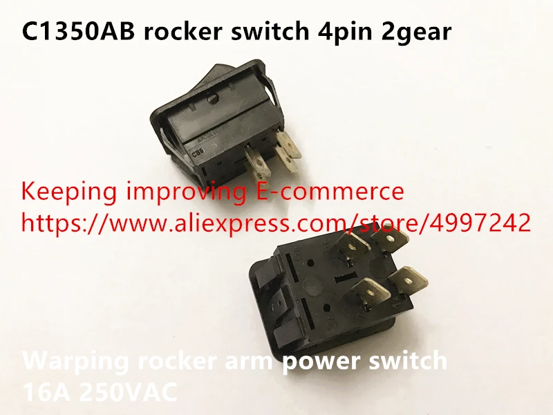 Оригинальный новый 100% C1350AB клавишный переключатель 4pin 2 зубчатая деформация