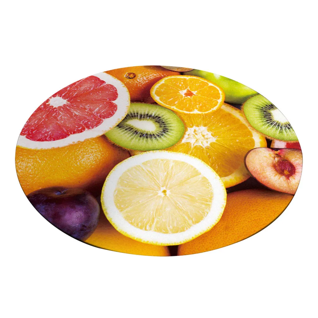 Бархатный коврик для кухни круглый ванной 60 #80 #100 см | Дом и сад