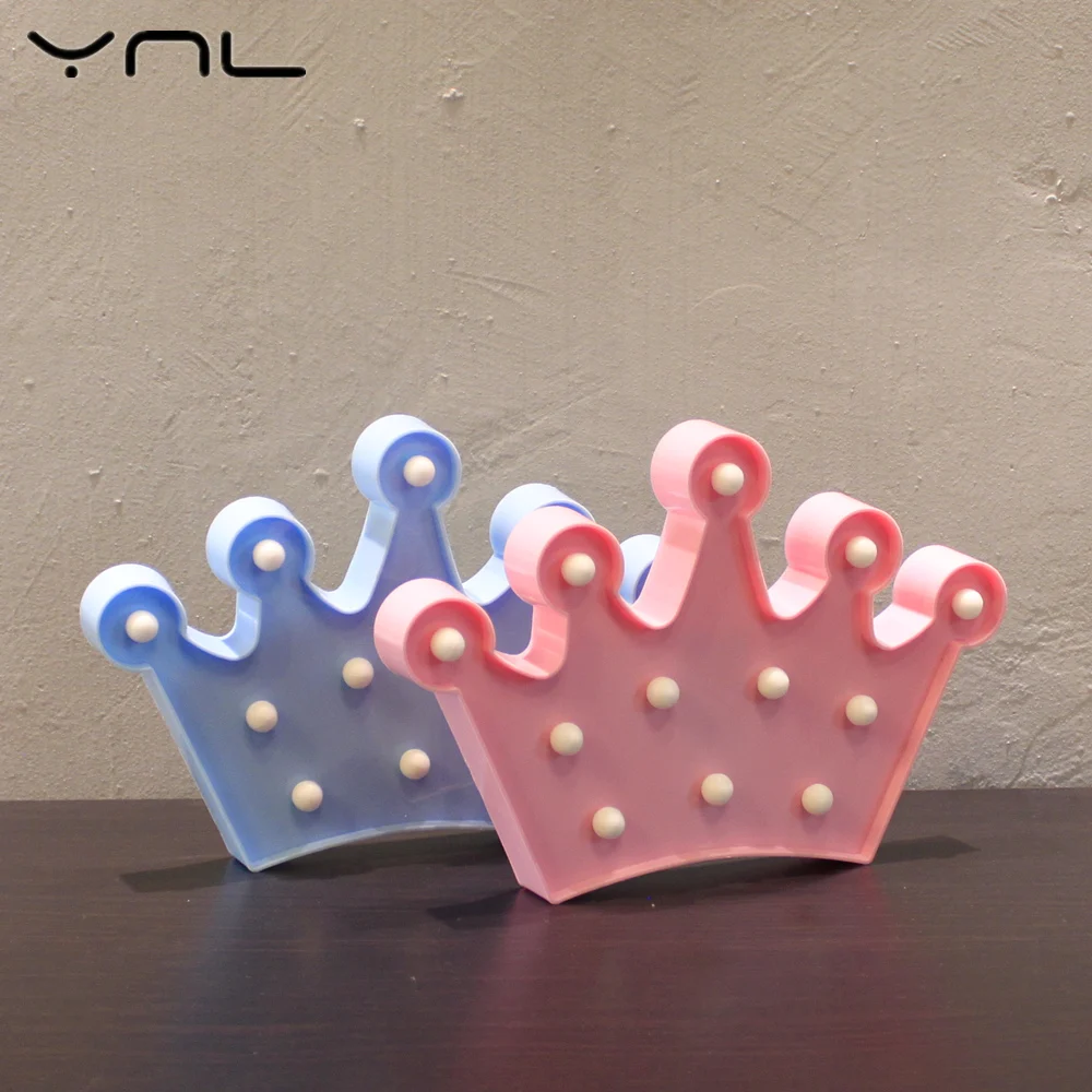 СВЕТОДИОДНЫЙ ночник в виде короны для детей прекрасное рождественское сказочное