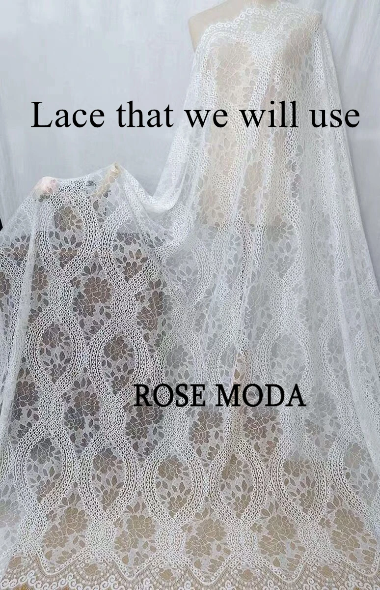 Rose Moda роскошное с длинными рукавами кружевное свадебное платье в стиле бохо с открытой спиной пляжные свадебные платья на заказ