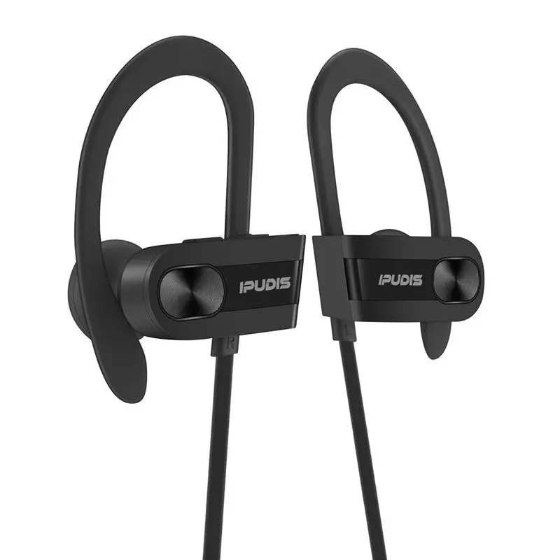 i7plusFullBlack IPUDIS 110 мА/ч, IPX7 водонепроницаемые bluetooth-наушники спортивные Беспроводной гарнитуры портативные наушники с микрофоном - Цвет: i7plusFullBlack