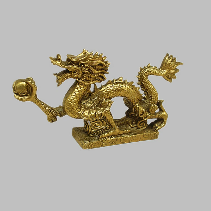 SUIRONG---2017 531+++A copper dragon Feng Shui Zodiac Hanlong base Zhaocai urge official | Дом и сад