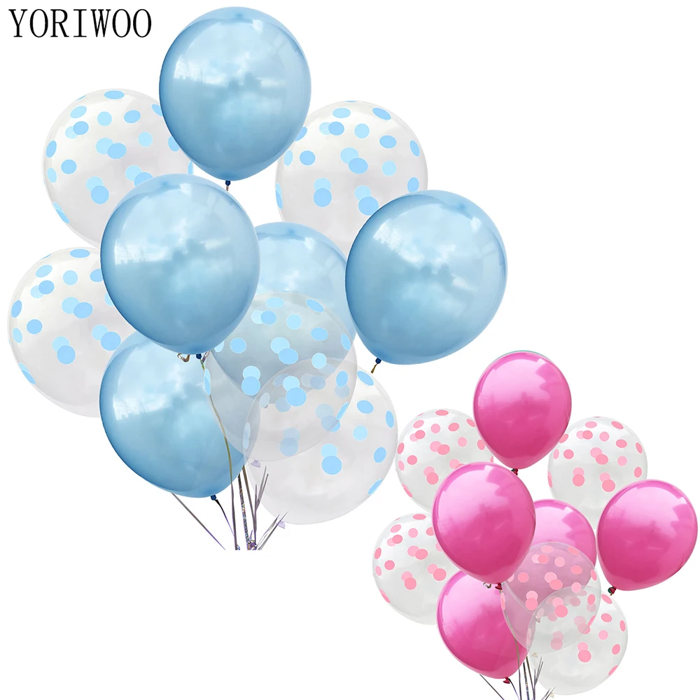 Yoeriwoo 10 шт. латексные воздушные шары в горошек, воздушный шар с днем рождения, воздушный шар для мальчиков и девочек, Балон, украшение для свадебной вечеринки, Babyshower