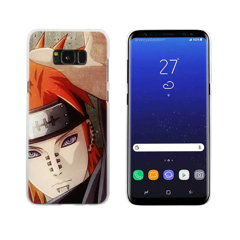 07 Чехол Sheli Hokage Pain Наруто Какаши прозрачный Note 10 9 pro Жесткий чехол для samsung S4 S5 S6 S7 S8 S9 Plus Edge Mini s10 lite - Цвет: 07