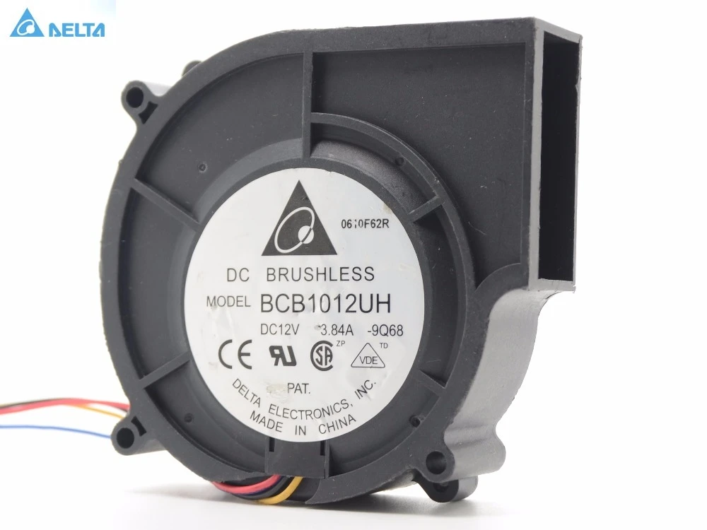 Для delta BCB1012UH 9Q68 97*87*25 мм DC12V 3.84A сервер охлаждения Вентилятор 97x97x25 4 провод|blower