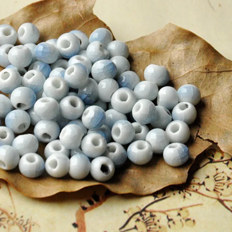 6 мм многоцветные керамические бусы для женщин и мужчин браслет из шарма материал