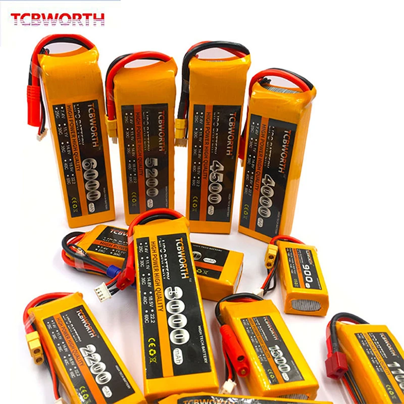 Аккумулятор LiPo 11 1 В для радиоуправляемых игрушек батарея 3S 1500 мАч 2600 3000 3800 5000 30C40C
