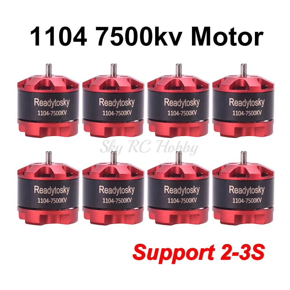 1104 7500kv 2-3s Mini Brushless Motor Engine Support 2030 Propeller For ELF 88mm Q90 100mm Mini FPV Racer Racing Drone