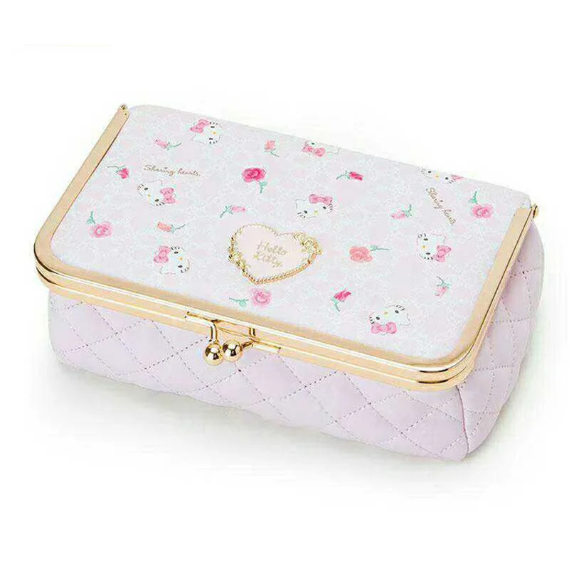 C Hello kitty милый мультяшный ящик для хранения Женская сумочка для косметики для путешествий девочек удобная сумка на запястье снятие макияжа красота плюшевый рюкзак - Цвет: C